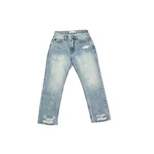 KanCan Distressed Straight Leg Jeans